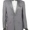 Excalibur Collection - Slim Fit Tuxedo 2 Piece 2 Buttons Design In Gray -Suit Gold Style Shop T SC900 GRAY 1