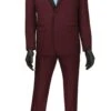 Ultra Slim Fit Tuxedo 2 Buttons 2 Piece In Color Wine -Suit Gold Style Shop T US900 wine detail