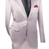 Ultra Slim Fit Shiny Sharkskin 2 Button 2 Piece Suit In Blush -Suit Gold Style Shop UST 1 Blush
