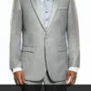 (36R Blazer) Light Gray Slim Fit Blazer With Satin Peak Lapel -Suit Gold Style Shop Untitled 1 c41dc1b8 3d93 4a47 8931 12d5366cf810