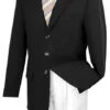Black Regular Fit 3 Button Blazer -Suit Gold Style Shop Z 3PP Black