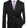 Regular Fit Blazer 2 Button In Black 1 Regular Fit Blazer 2 Button In Black -Suit Gold Style Shop b tr black