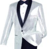 Spotlight Collection - Regular Fit Sliver-White Sequins Party Jacket -Suit Gold Style Shop bsq 1 silver 1024x 9cfde9b0 e004 4bc5 9c01 ccaf950a150f