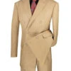 Rockefeller Collection - Double Breasted Stripe Suit Camel Regular Fit 2 Piece -Suit Gold Style Shop dss 4 camel 1024x 4fc02a6e 845c 46e1 a7f4 525d38d071a3