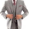(44S) Wool Suit Modern Fit Italian Style 3 Piece In Gray 2 (44S) Wool Suit Modern Fit Italian Style 3 Piece In Gray -Suit Gold Style Shop gray e2590432 e66a 4f6c b3f6 af0f7f340efa