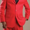 Mont Blanc Collection - Regular Fit Suit 3 Button 2 Piece In Red 2 Mont Blanc Collection - Regular Fit Suit 3 Button 2 Piece In Red -Suit Gold Style Shop mens suits by vittorio st angelo red color 3 button suit c733ta 22