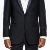 Navy Slim Fit 2 Piece Tuxedo With Satin Peak Lapel -Suit Gold Style Shop mt187s 2 2 1024x1024 1