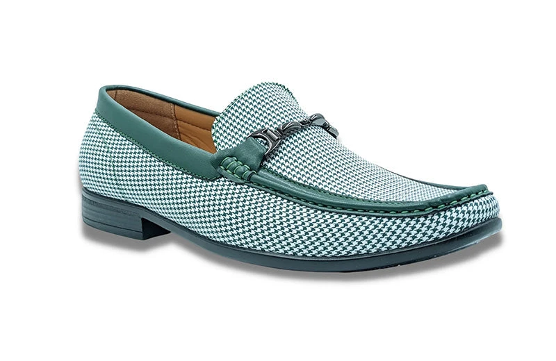 Emerald Houndstooth Loafer 3 Emerald Houndstooth Loafer