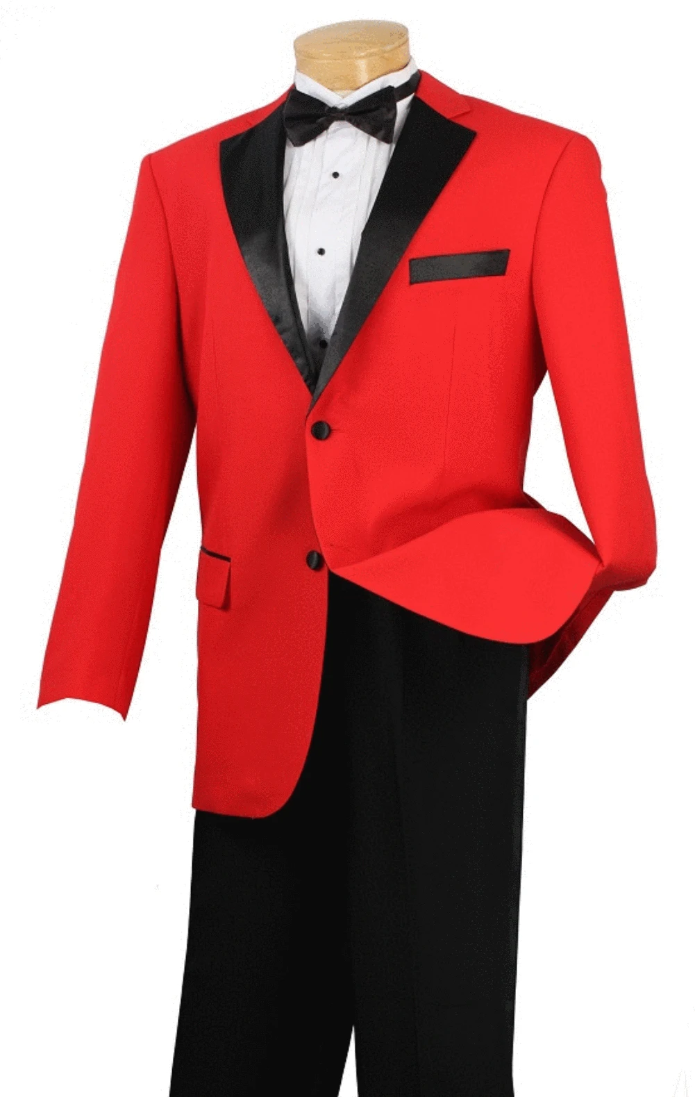 Men's Prom Tuxedo 2 Piece Fancy Lapel In Red 2 Button Design 3 Men's Prom Tuxedo 2 Piece Fancy Lapel In Red 2 Button Design