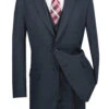 Olympia Collection - Glen Plaid Regular Fit Suit 3 Piece Navy Blue 2 Olympia Collection - Glen Plaid Regular Fit Suit 3 Piece Navy Blue -Suit Gold Style Shop v2rw 15 blue